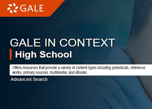 Gale In Context High School