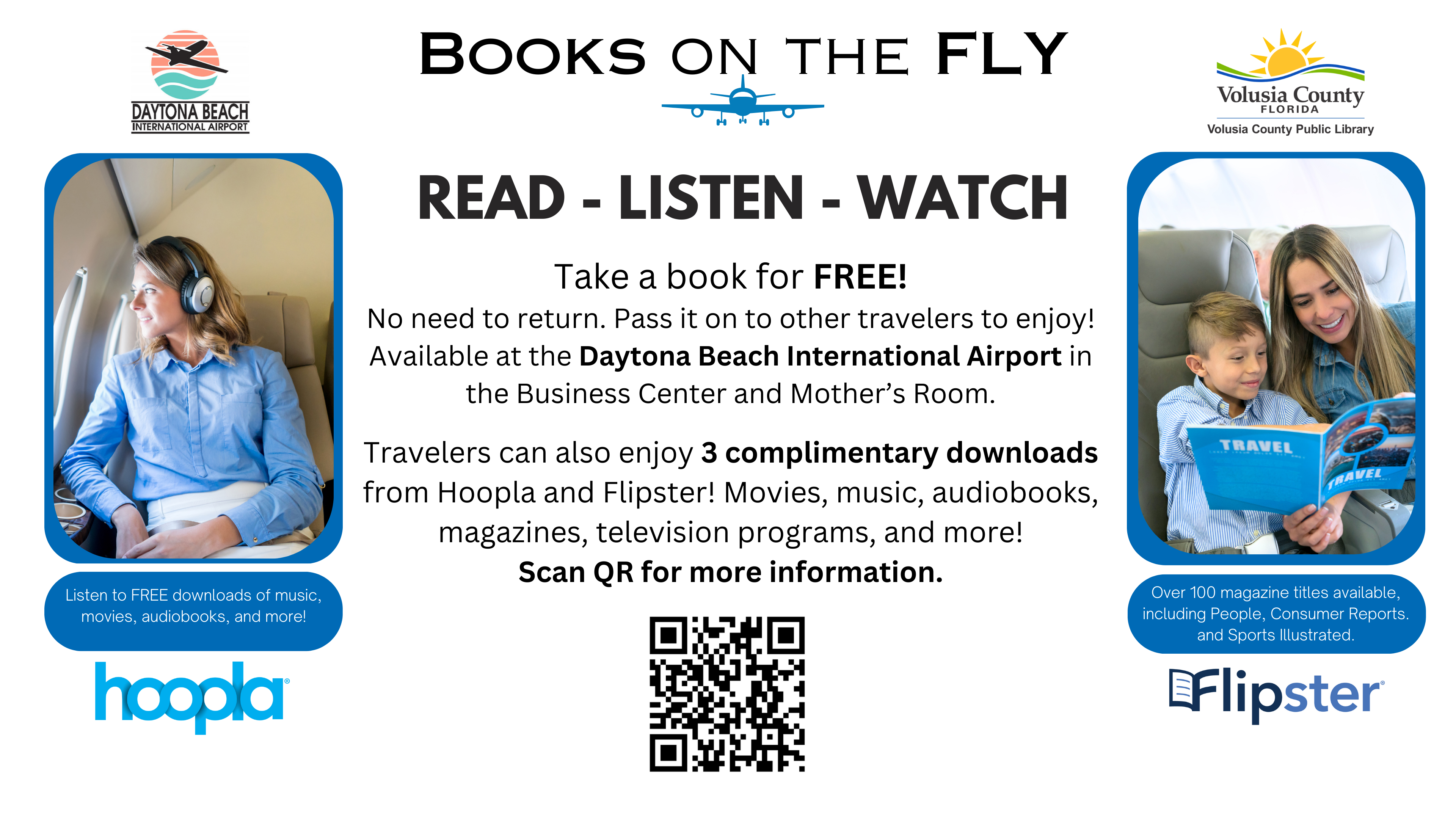 Books on the fly program available at Daytona Beach International Airport