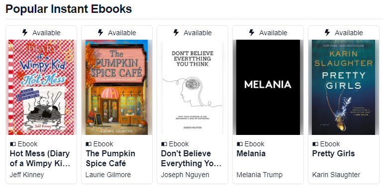 popular instant ebooks