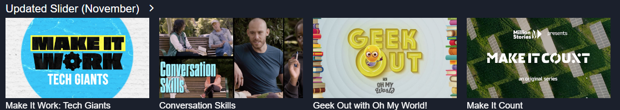 Videos available from Access Video on Demand