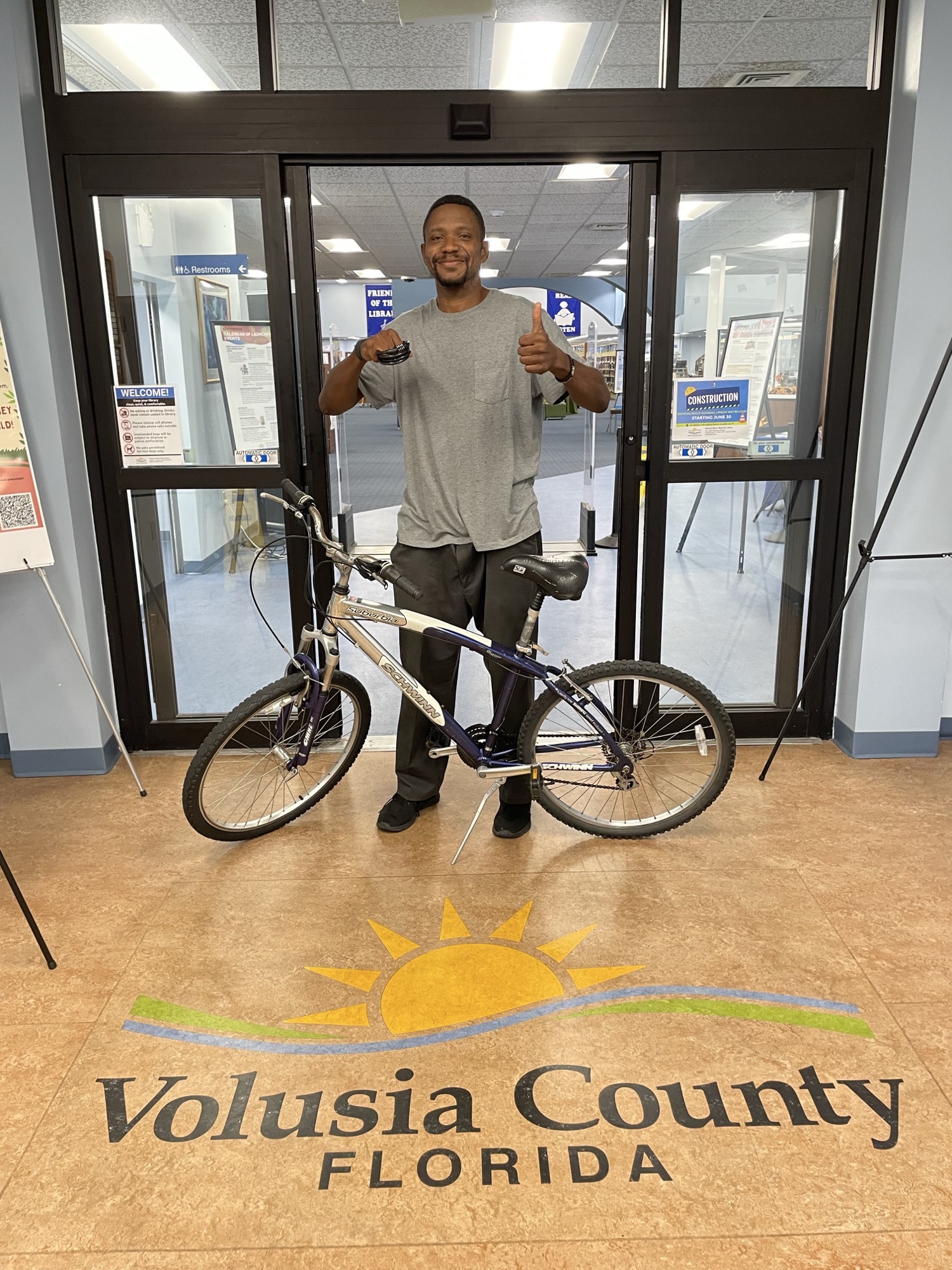 w. bell recipient of bike